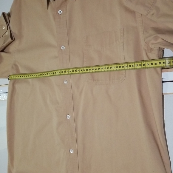 Croft & Barrow - Button down shirt, Size - L, Color - Brown cream - Picture 11 of 11